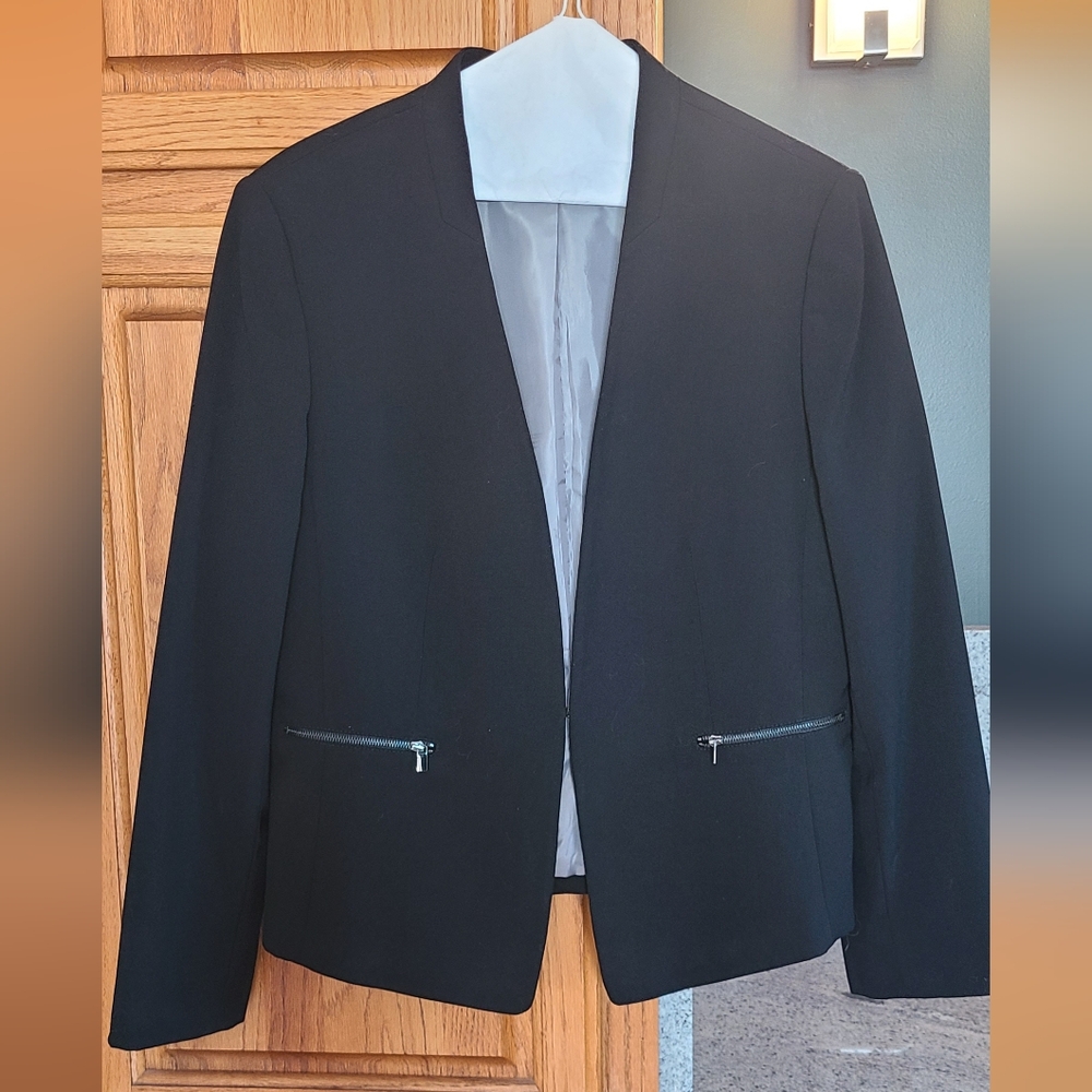 Womens Black Pantsuite Sz 12 Tahari